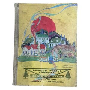 1927 Lumber Supply Company Catalog Springfield MA Vintage Home Building Book‎